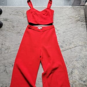 Lucy Paris Vibrant Red 2 Piece Set